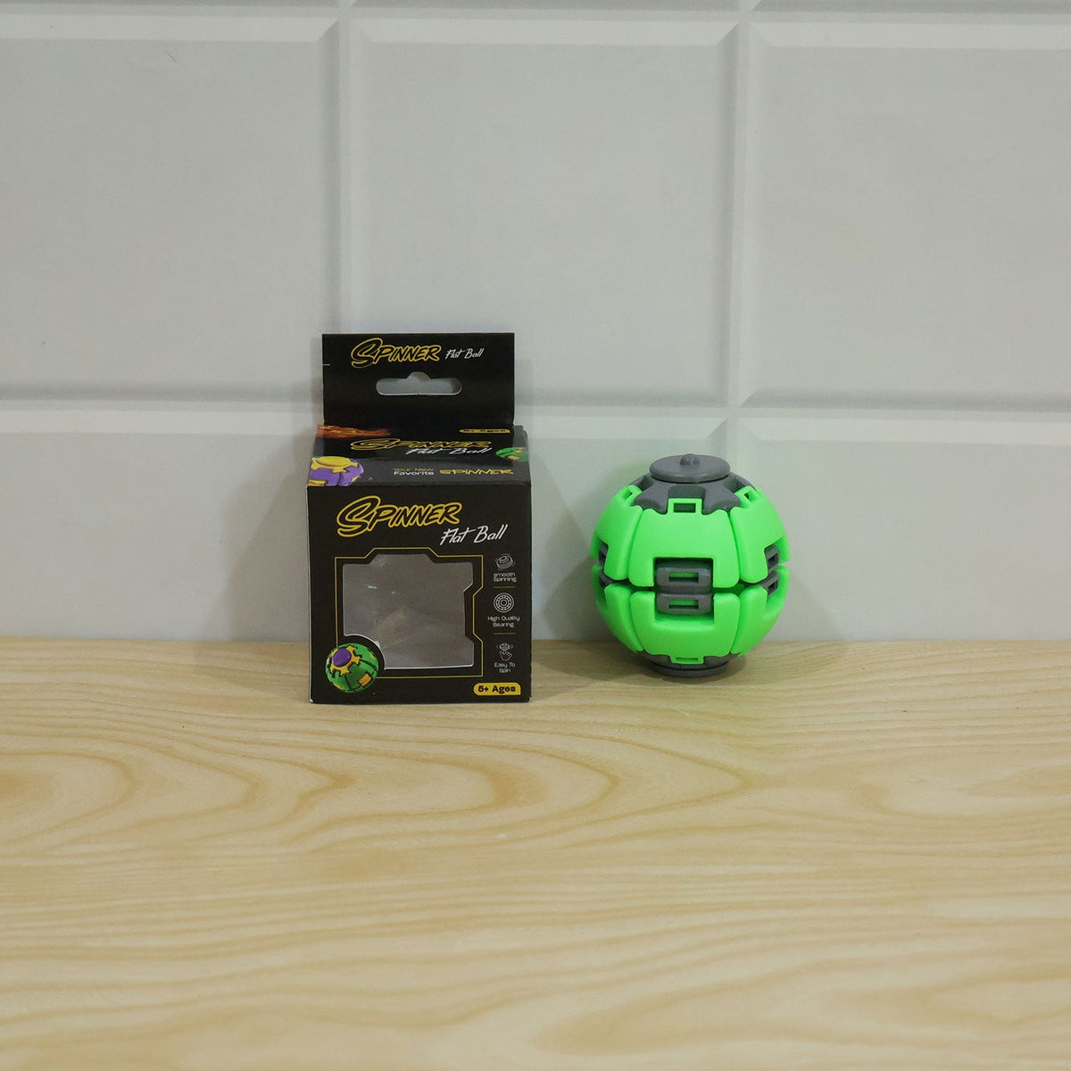 Transforming spinner ball kids use