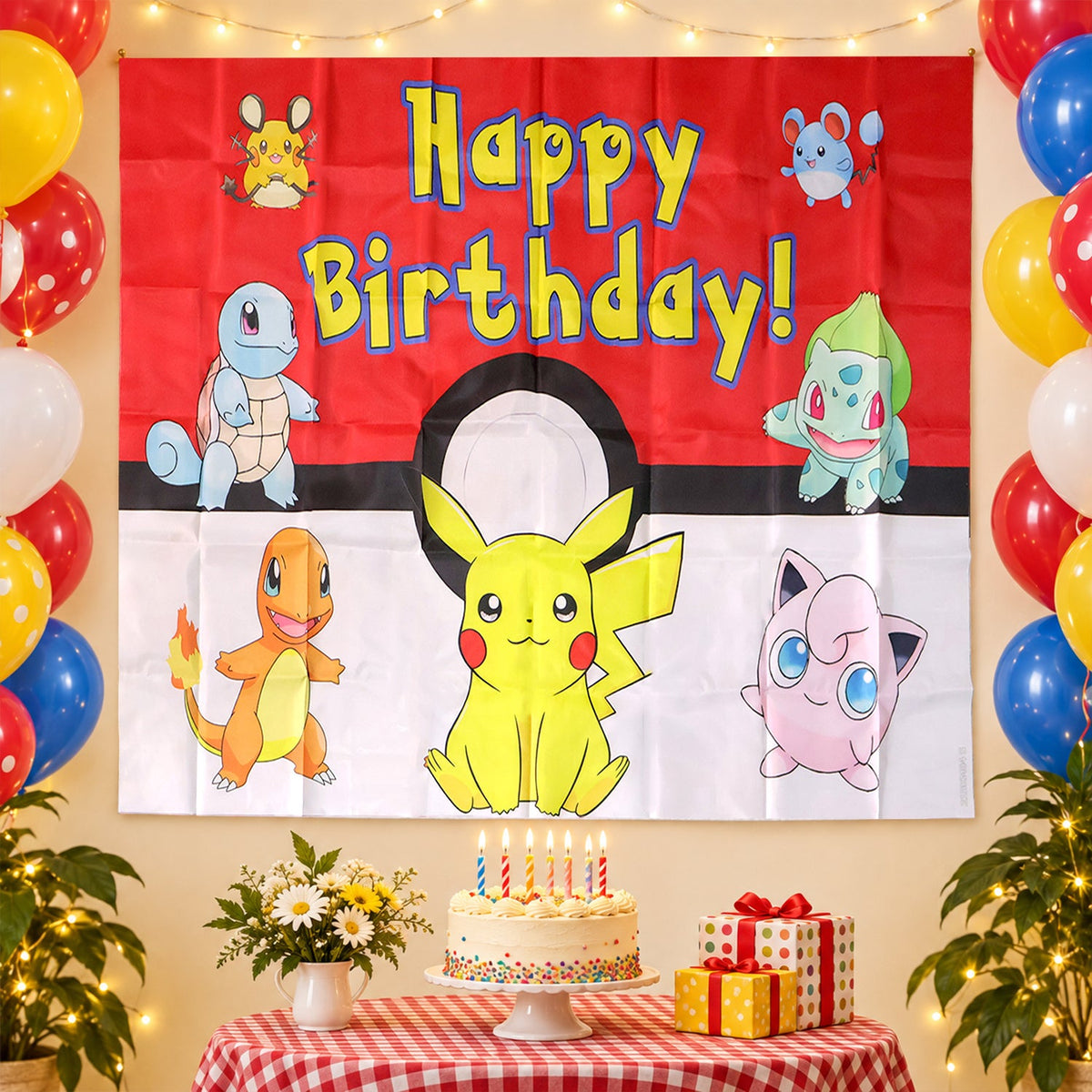Party wall display banner
