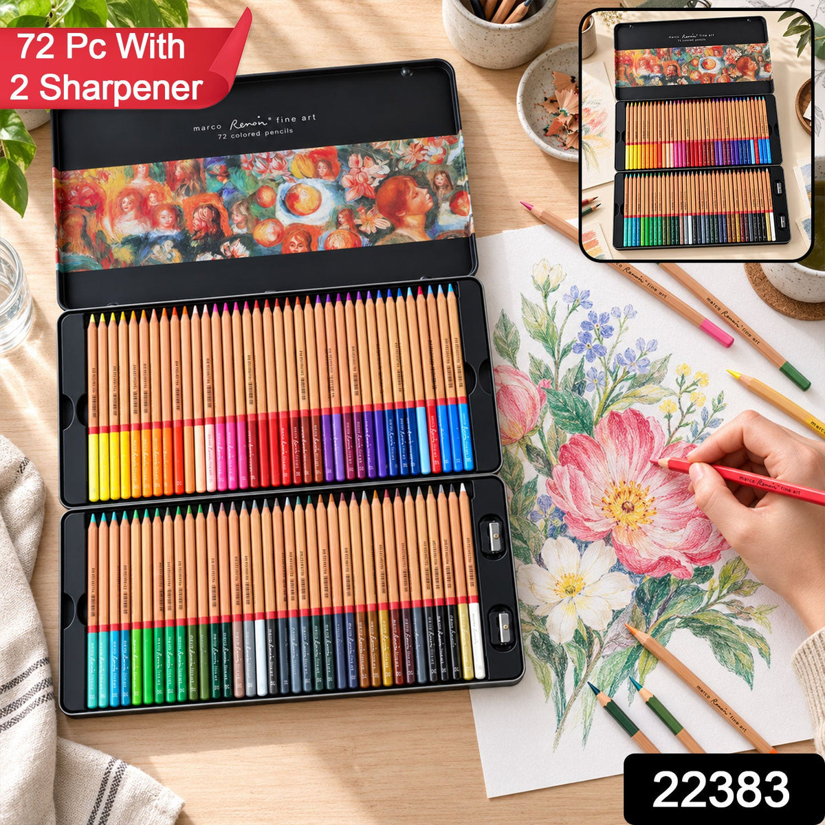 Colouring pencil set pack