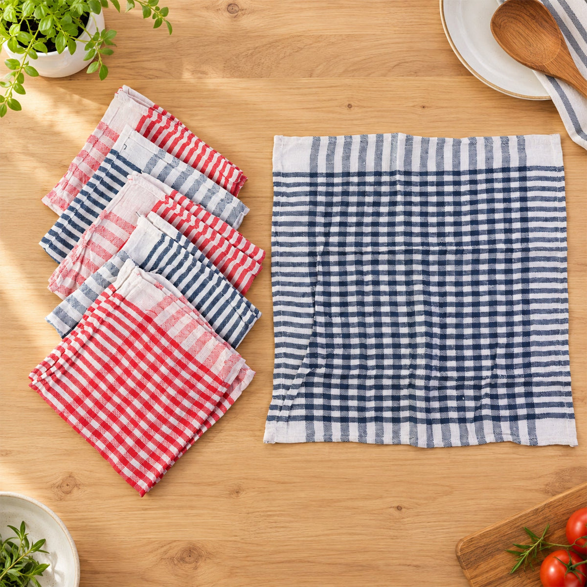 Absorbent kitchen dish cloth use