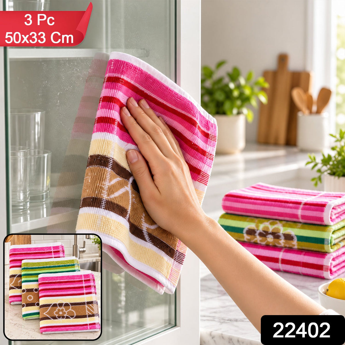 Glass cleaning cloth pack