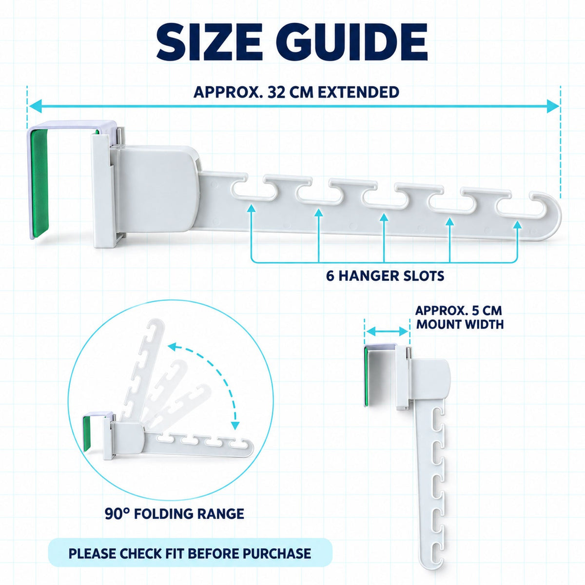 Hanger size guide