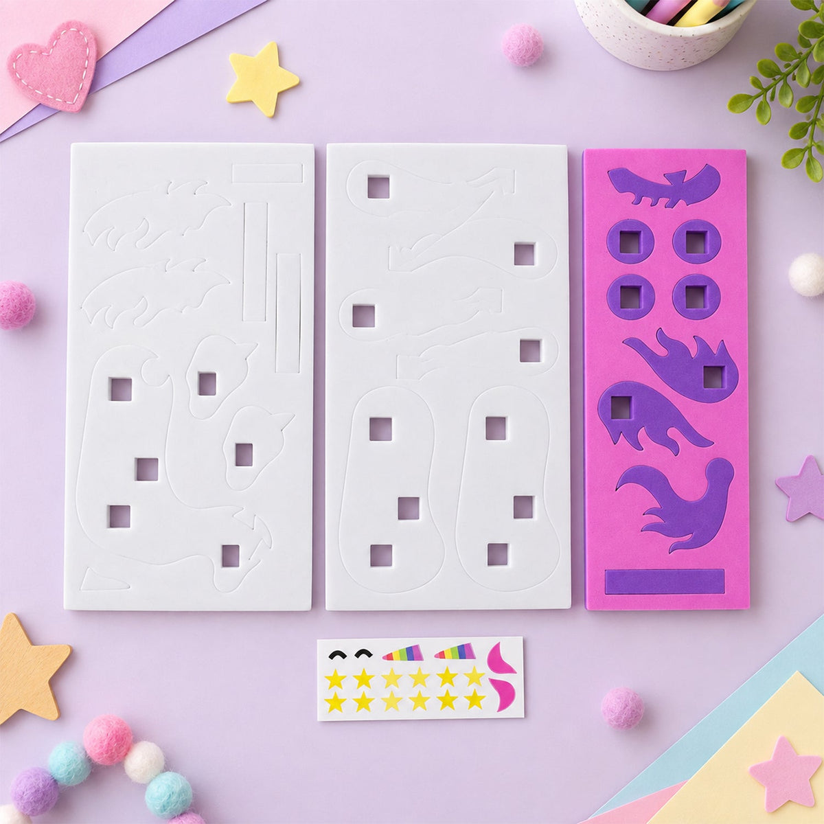 DIY foam puzzle kids crafts