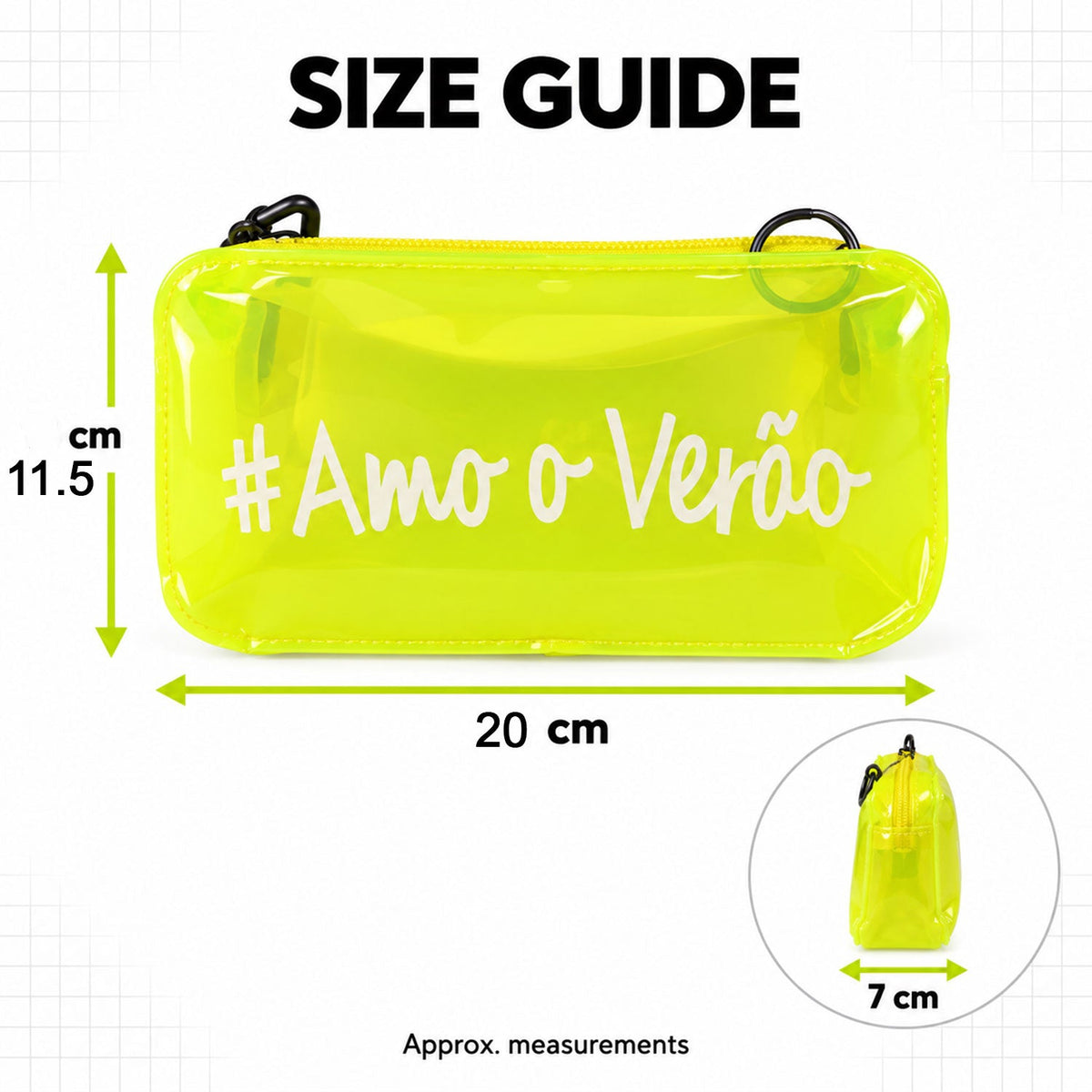 Crossbody bag size 20x11cm