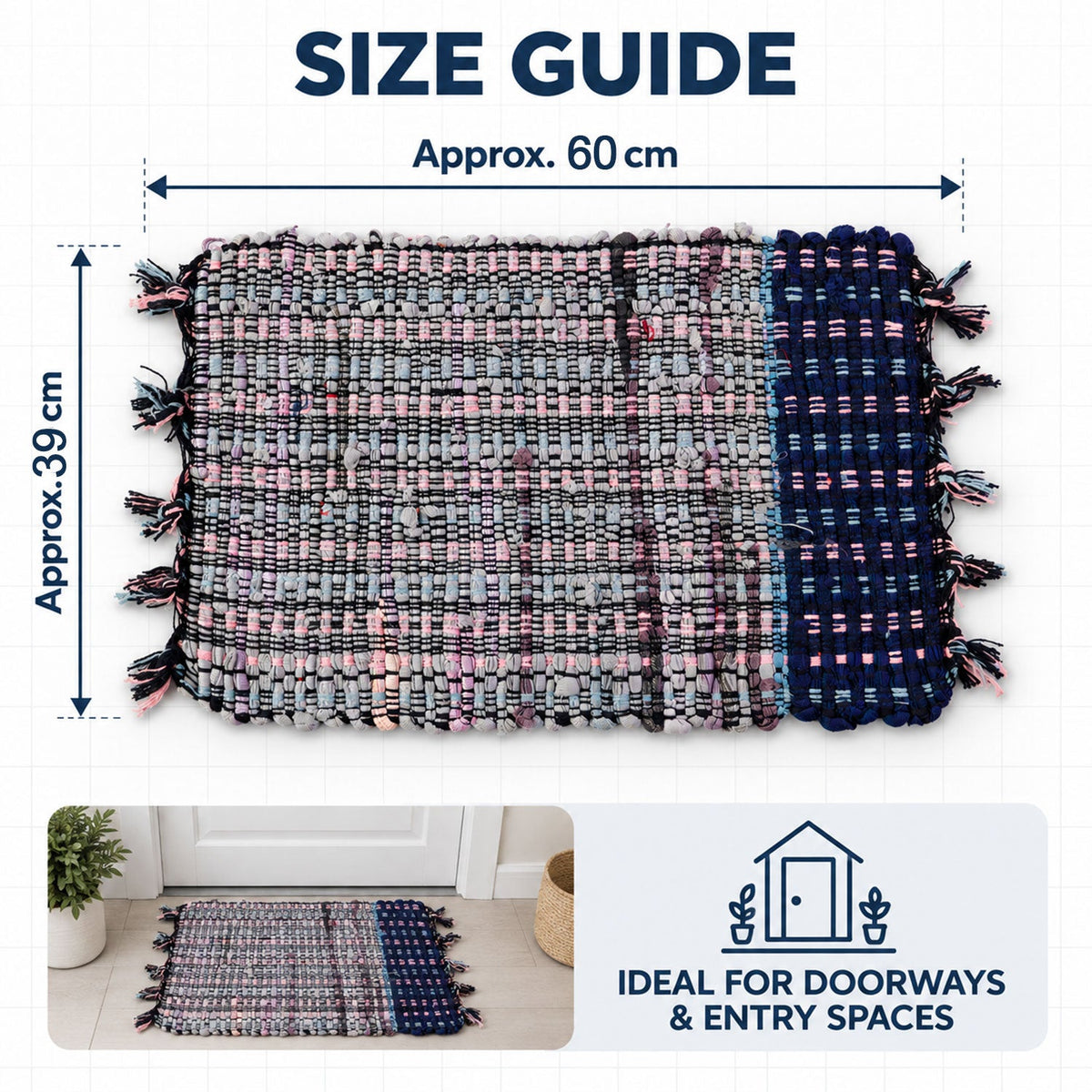 Floor mat size 60x39cm