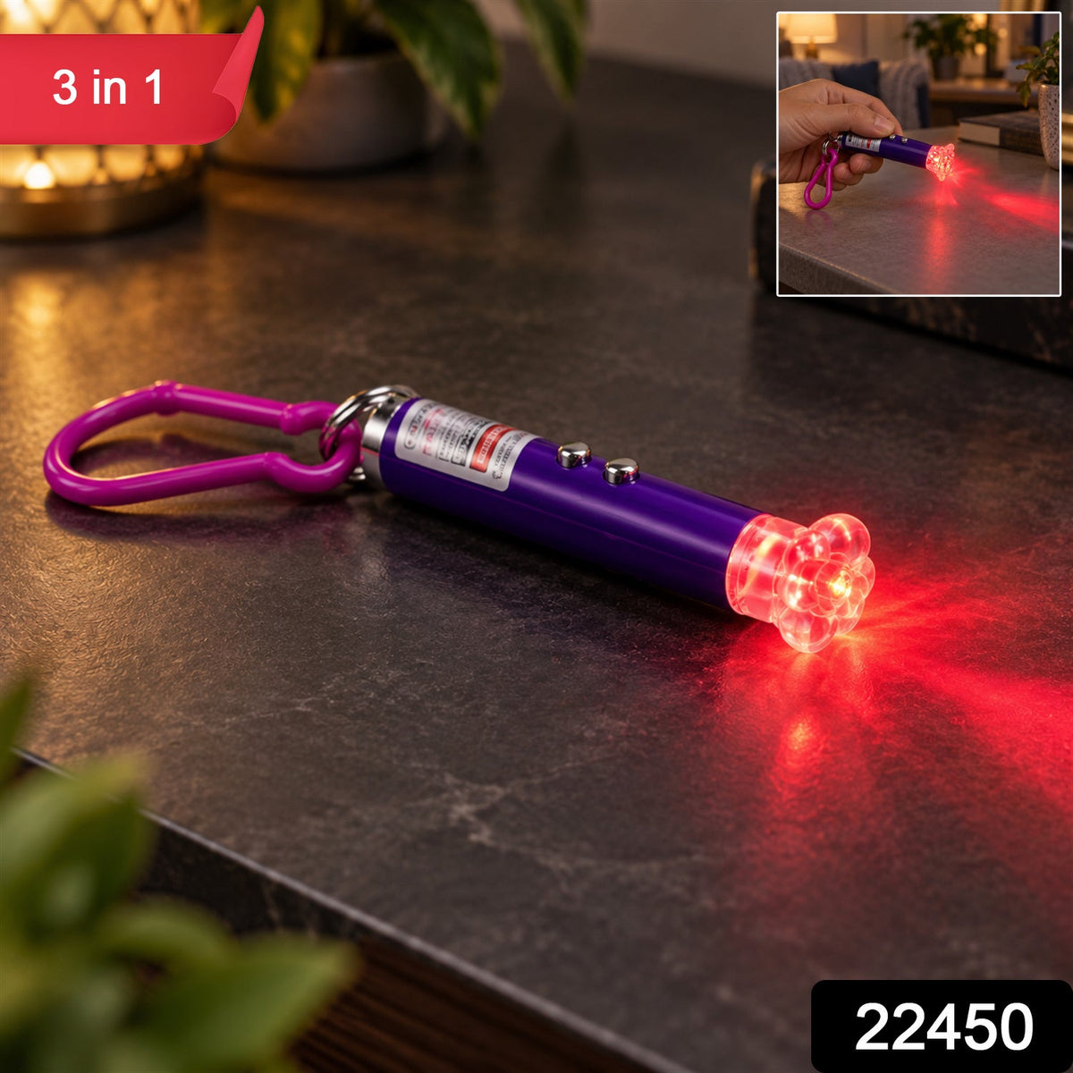 Laser pointer keychain pack