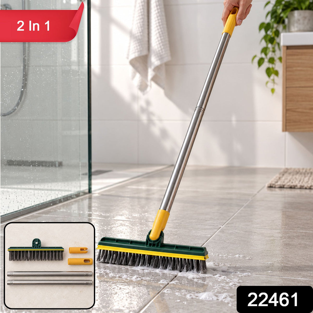 Floor cleaning brush pack