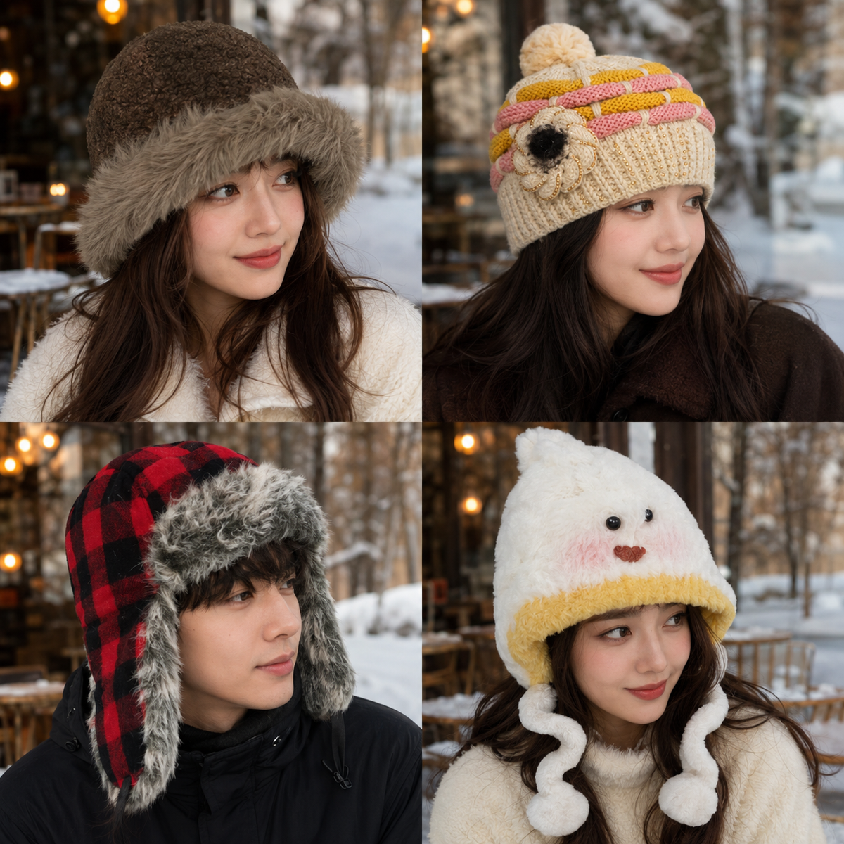 All-Season Woolen & Lightweight Cap  Versatile & Stylish Wear