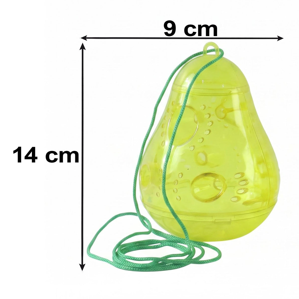 Hanging insect trap size details