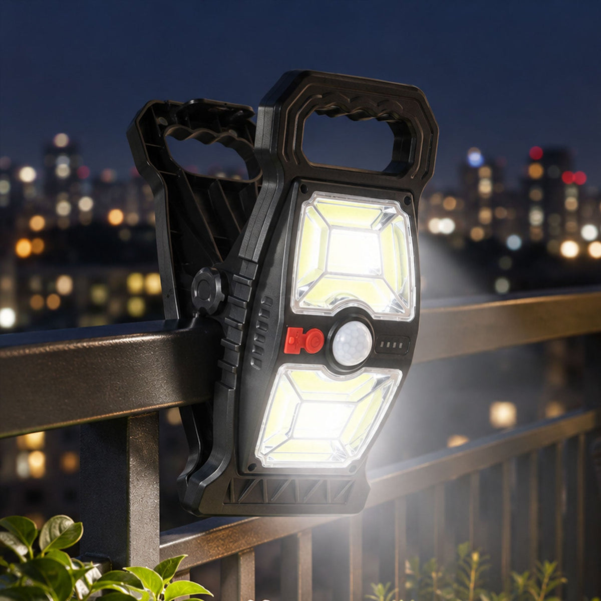 Solar motion sensor rechargeable clip light - main photo