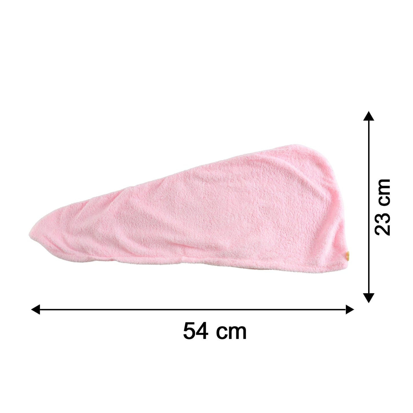 Microfiber hair wrap towel cap size reference