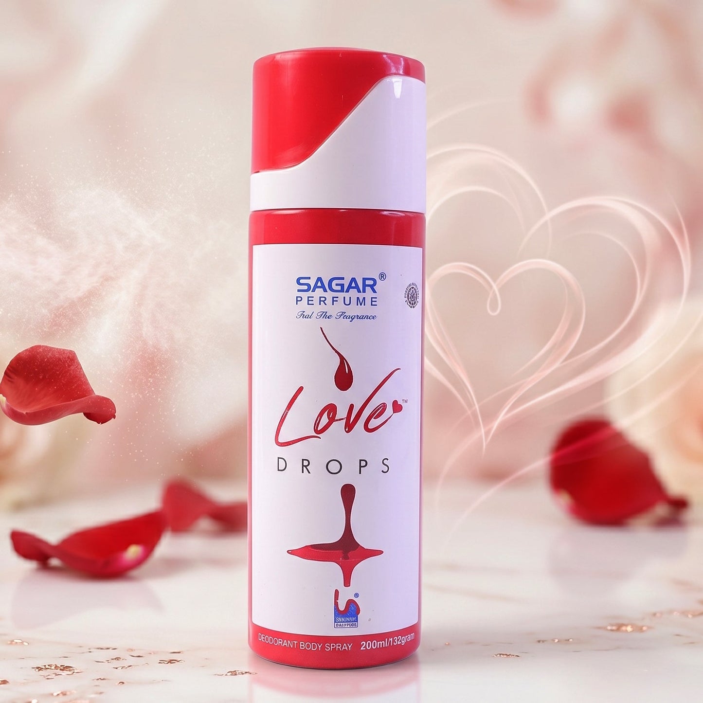 Body spray perfume detail