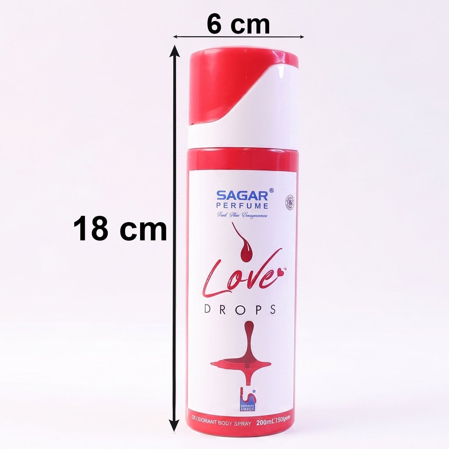 Body spray size 200ml