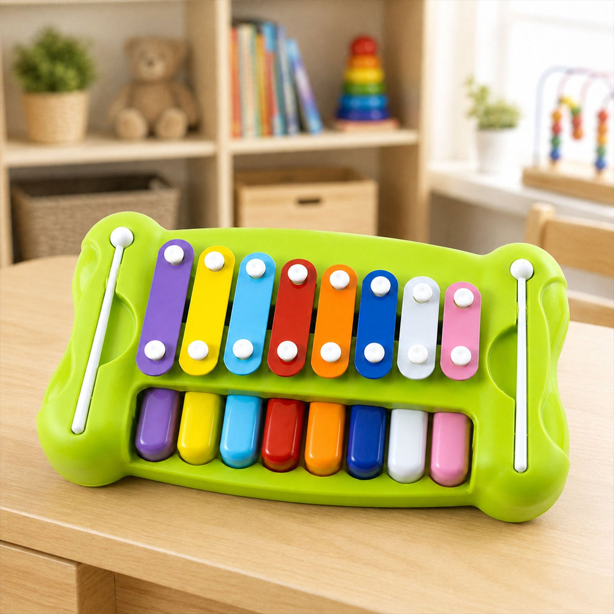 Piano xylophone white bg