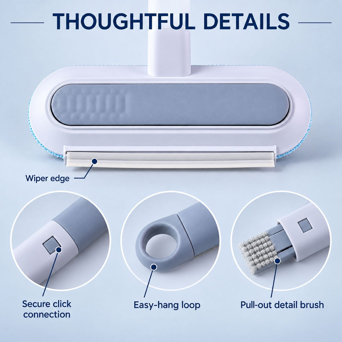 Cleaning brush design view