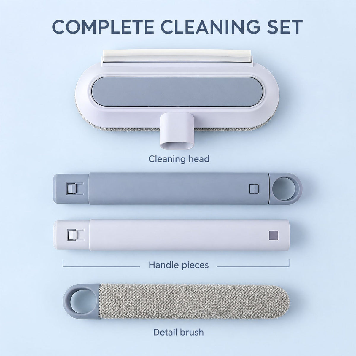 Cleaning brush size guide
