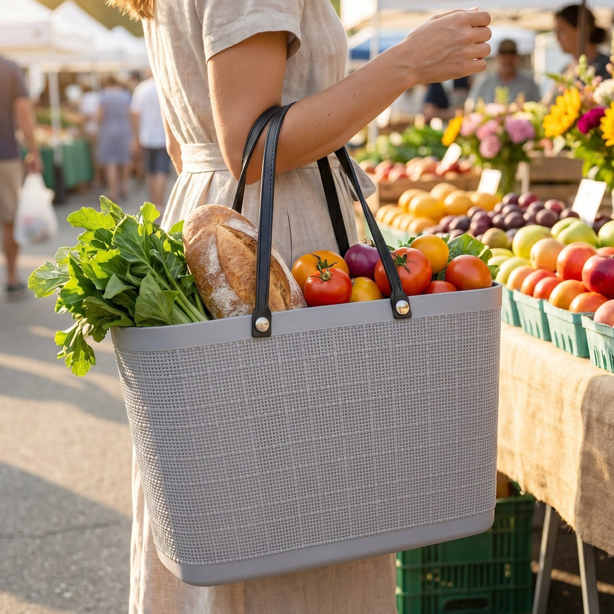 Shopping bag carrying use
