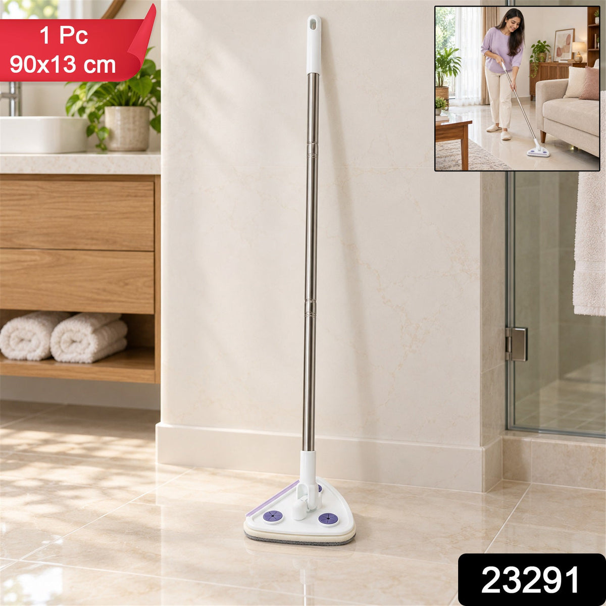 Triangular mop pack
