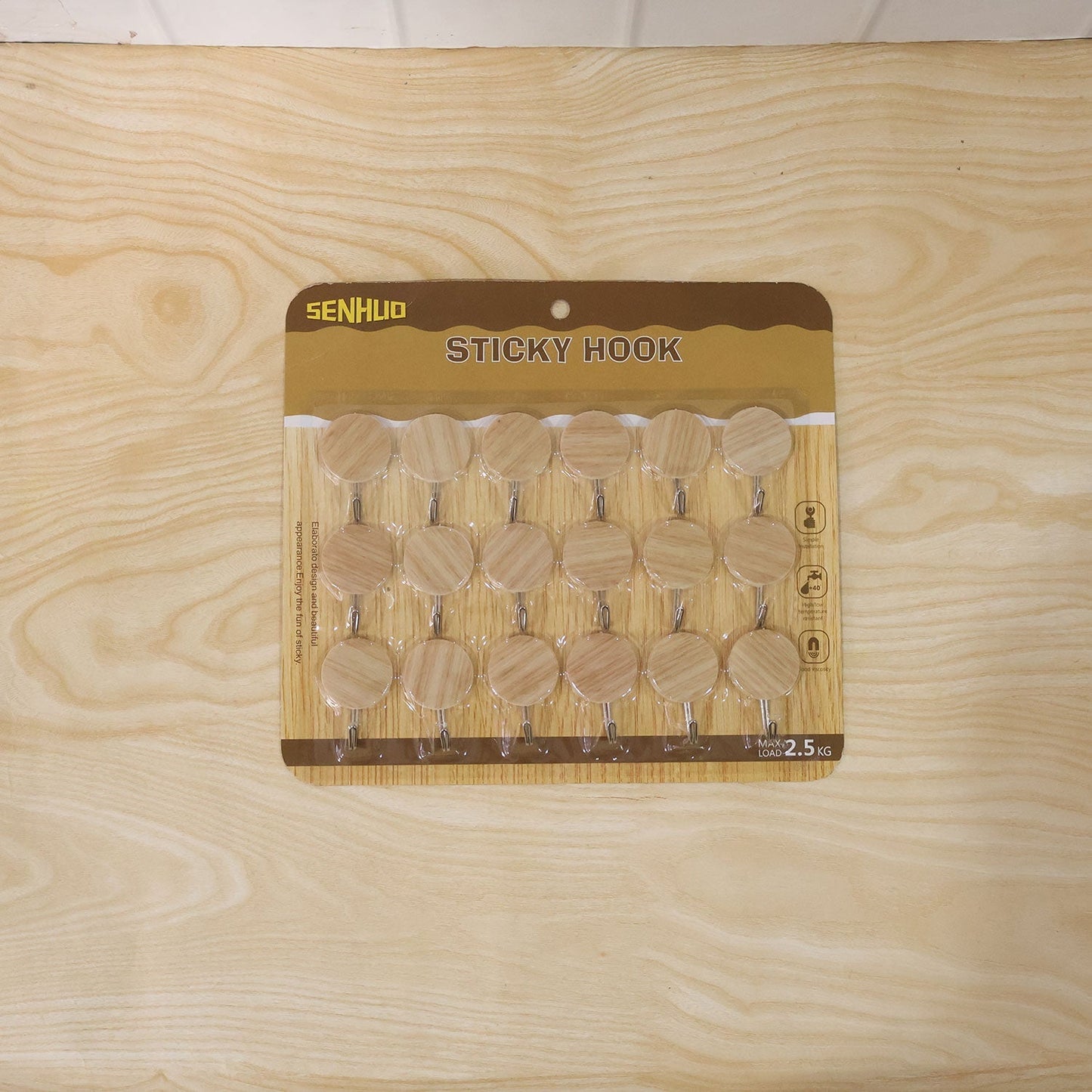 Wall hooks size guide