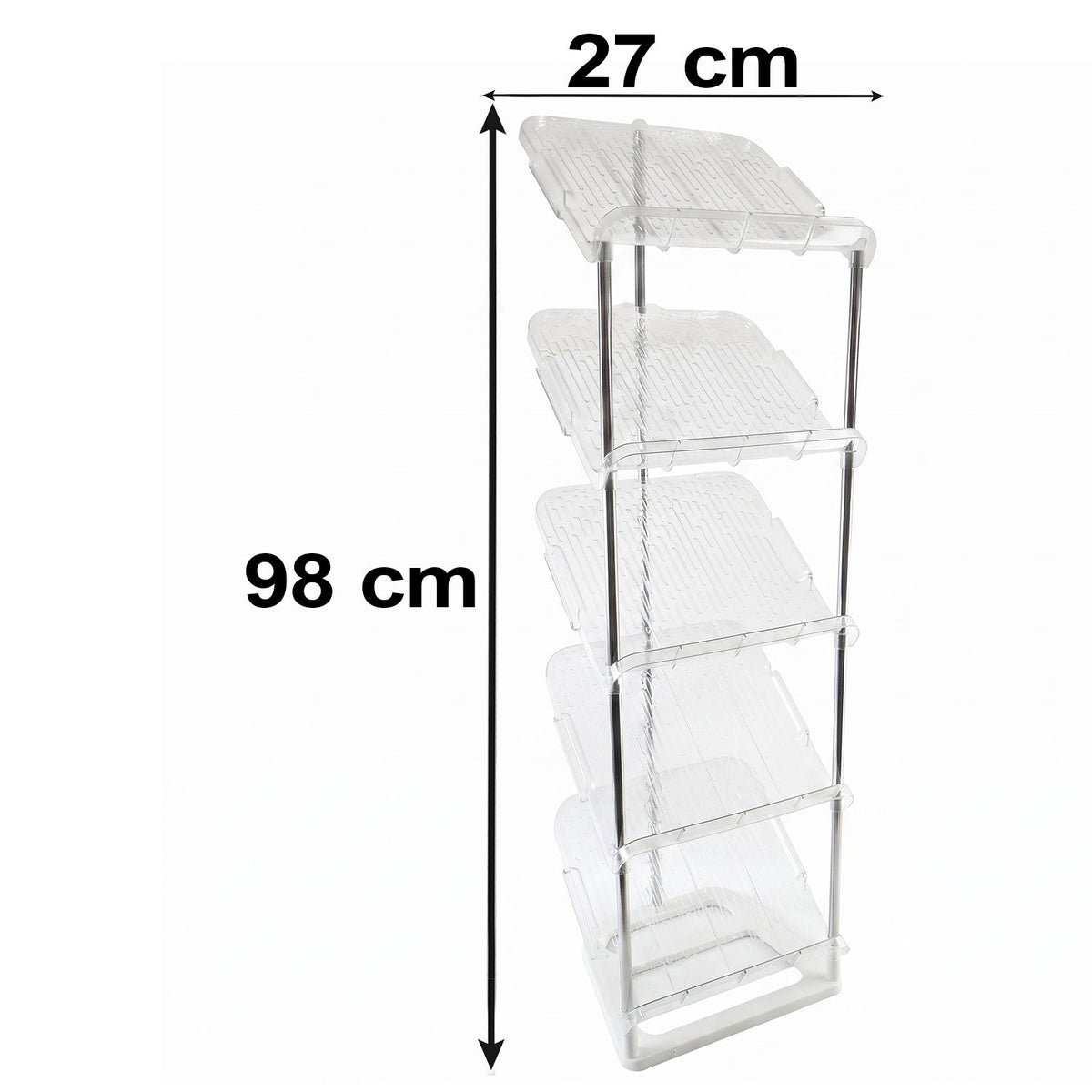 5 tier shoe storage rack dimensions