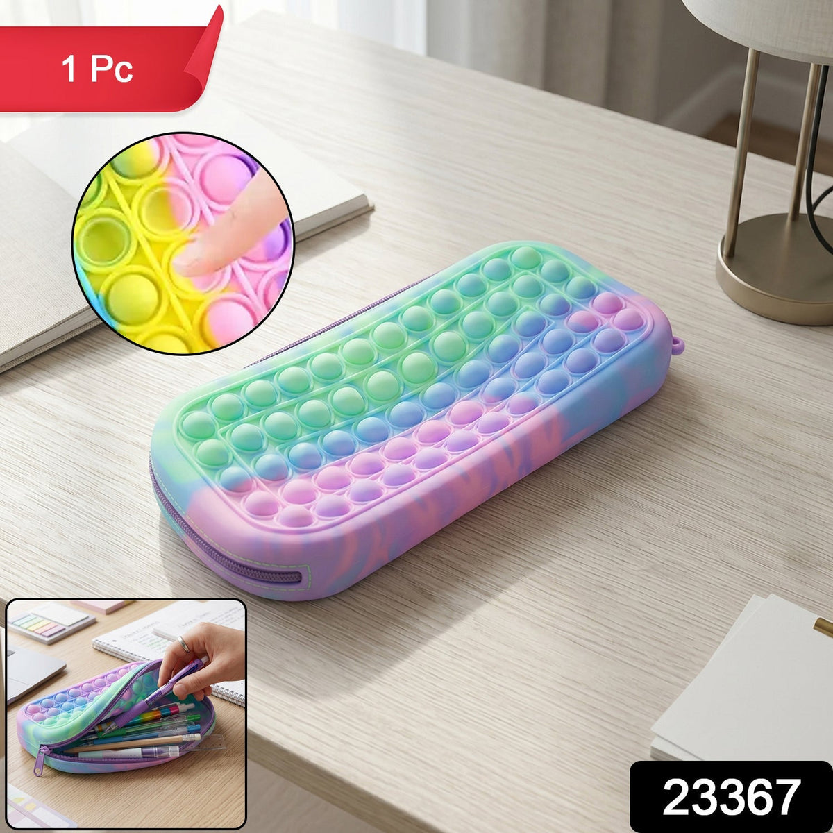 Pop it pencil pouch pack