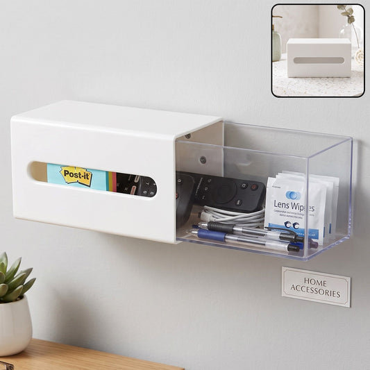 Multipurpose plastic storage box in use