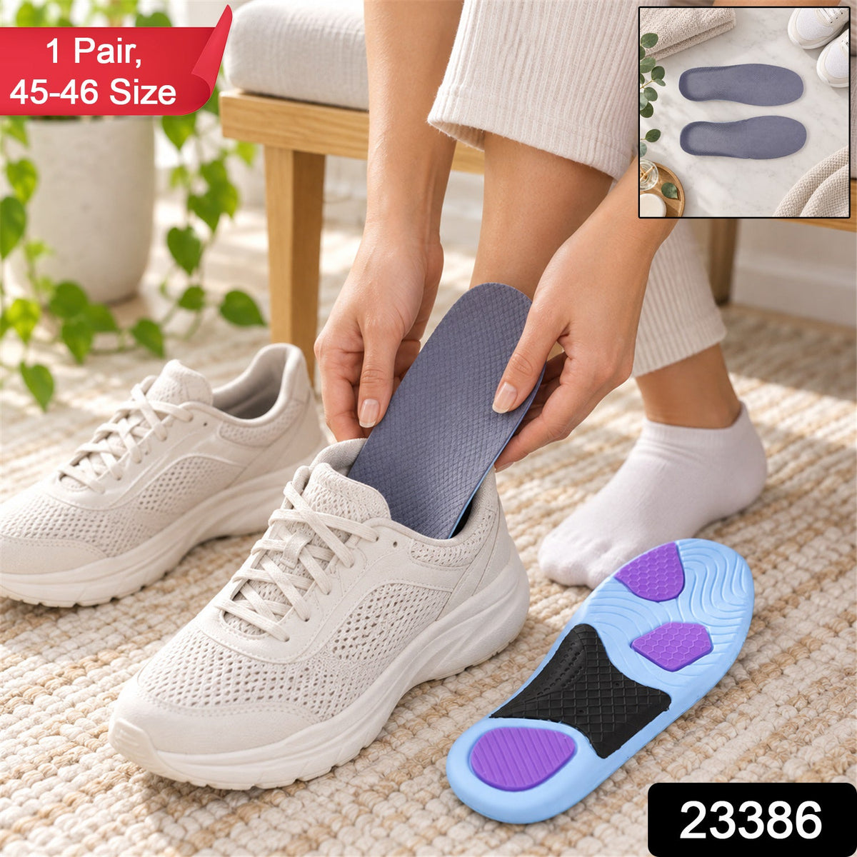 Shoe insoles pack