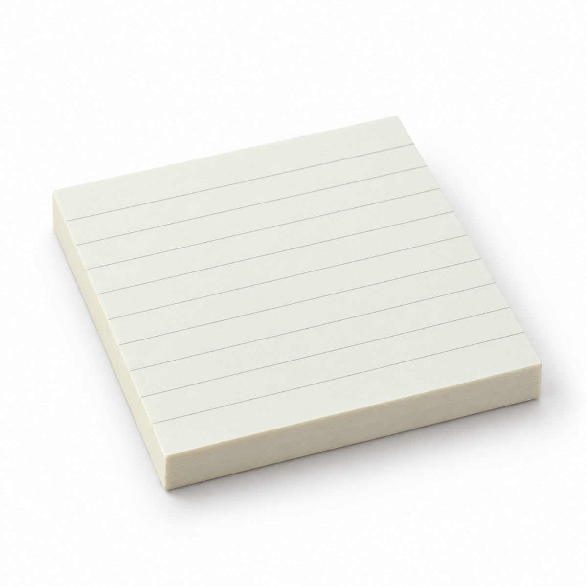 Lined self adhesive sticky notes three inch square hundred pages 05