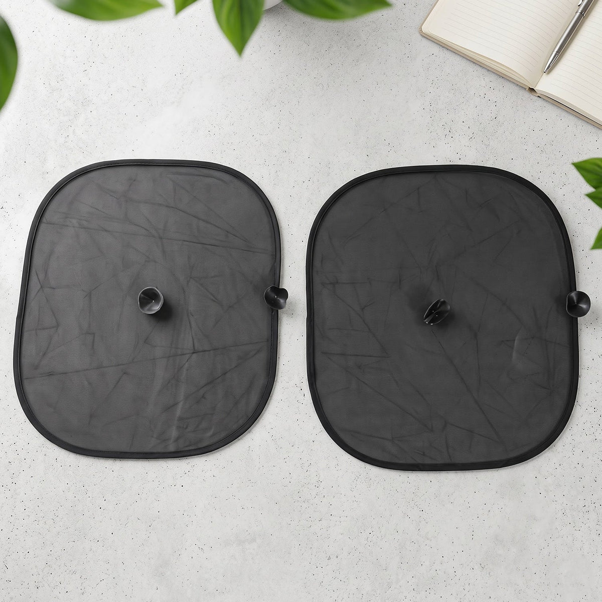 Car side window sun shade pair