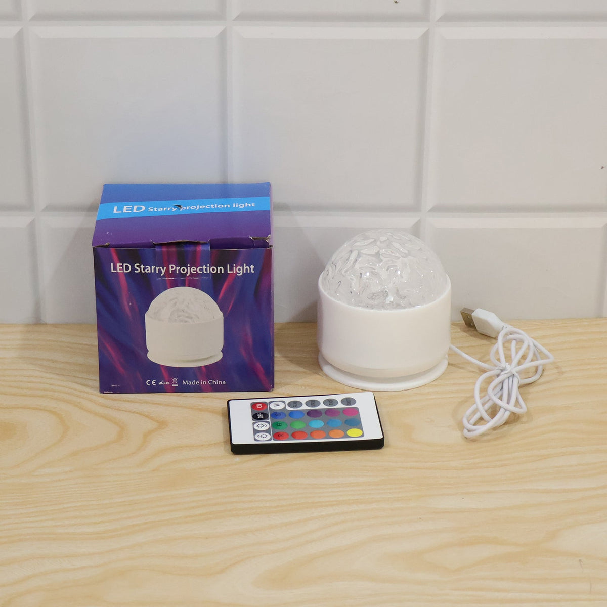 LED starry projection light live color box photo