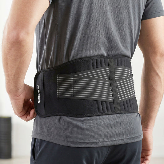 Lumbar support back brace belt pain relief