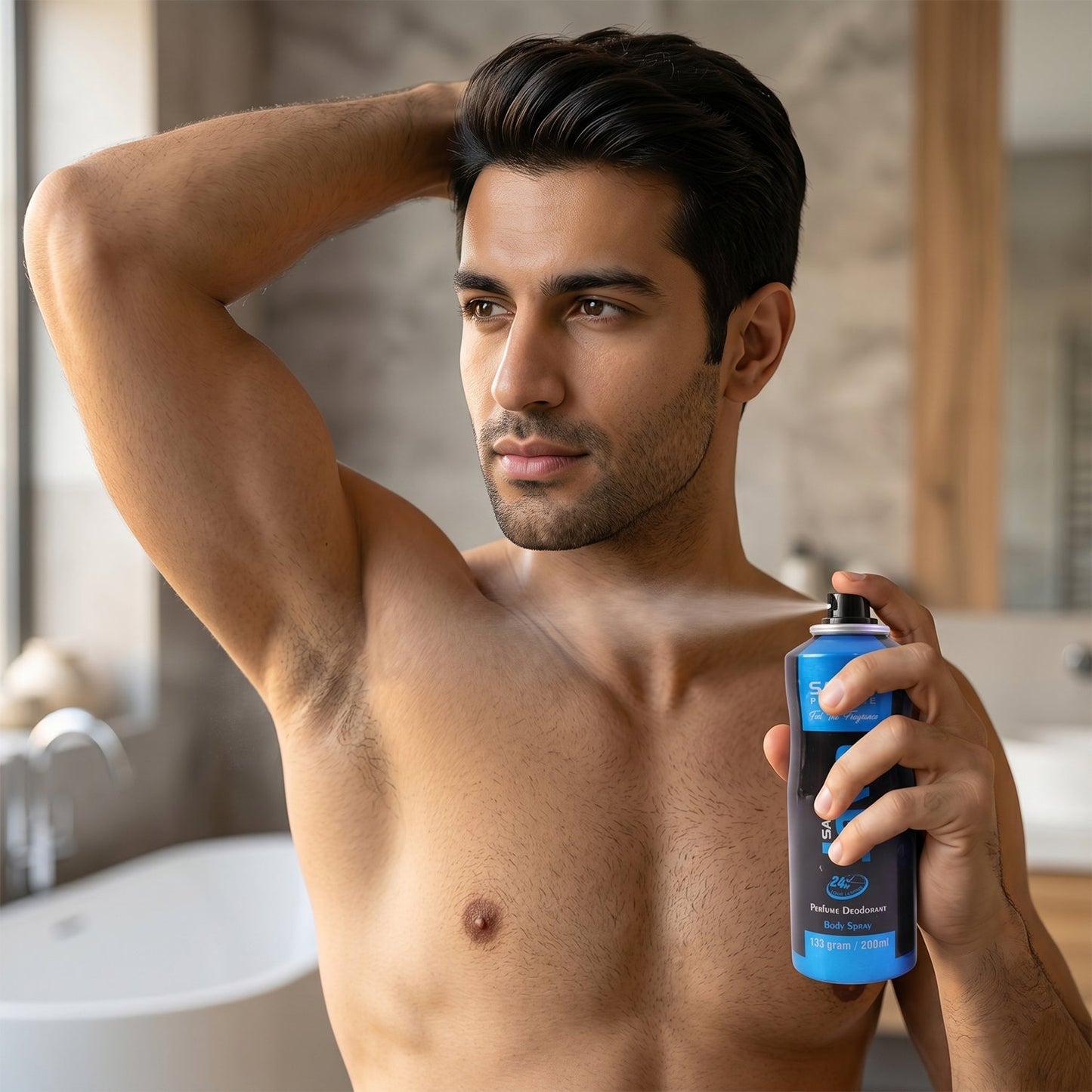 Deodorant body spray daily use