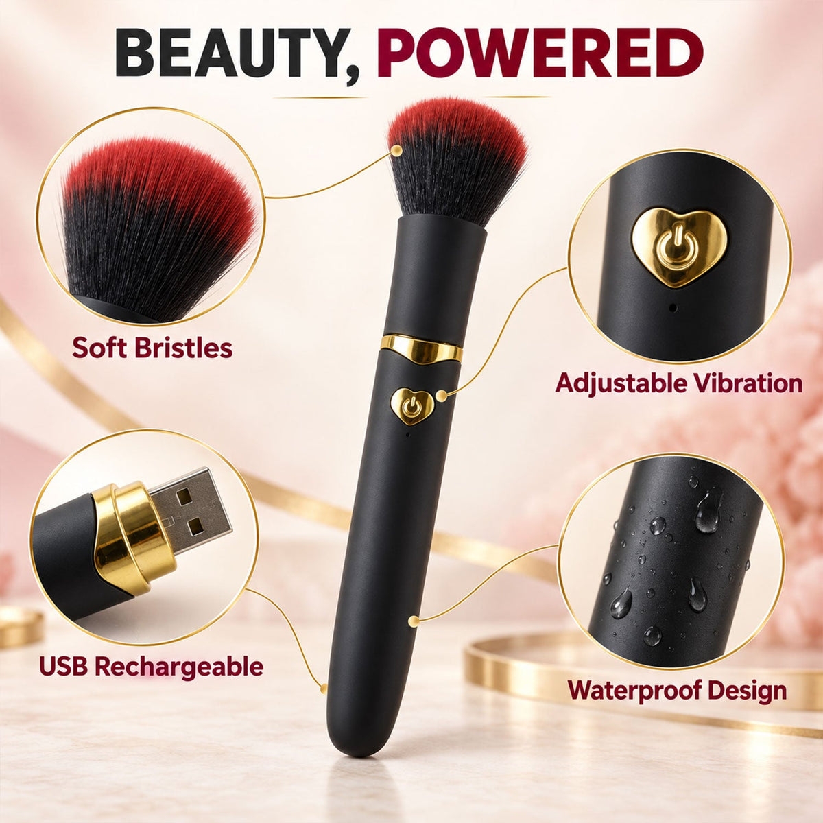 Face makeup blending brush