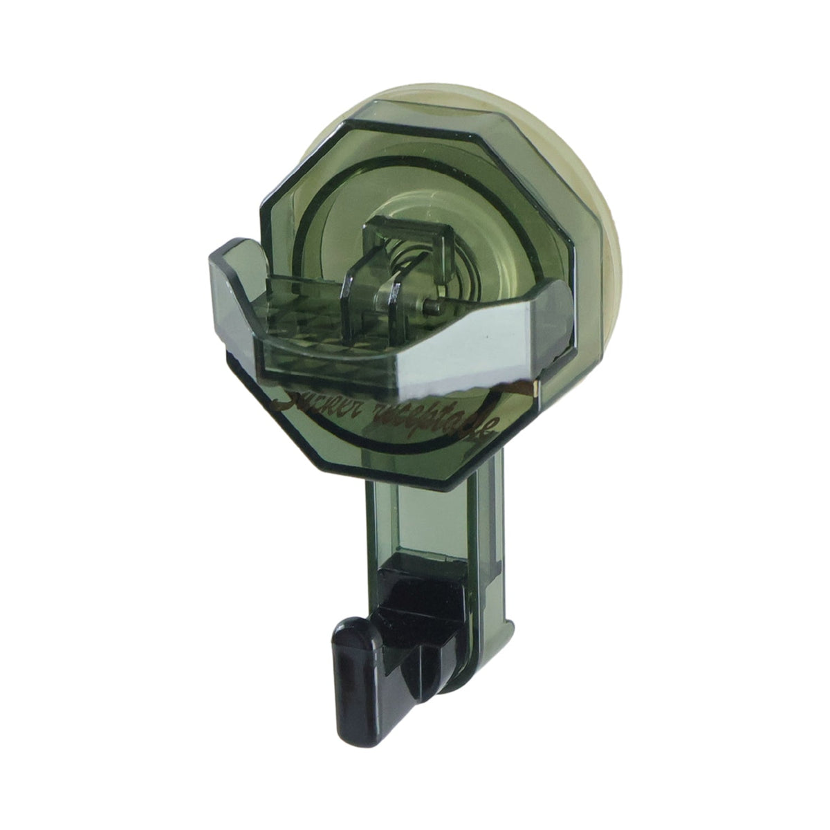 Rotating wall hook on white background