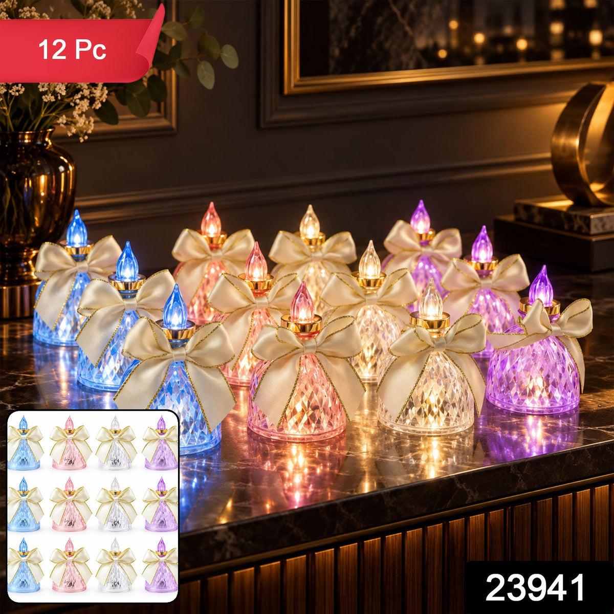 LED candle lights pack 12pc