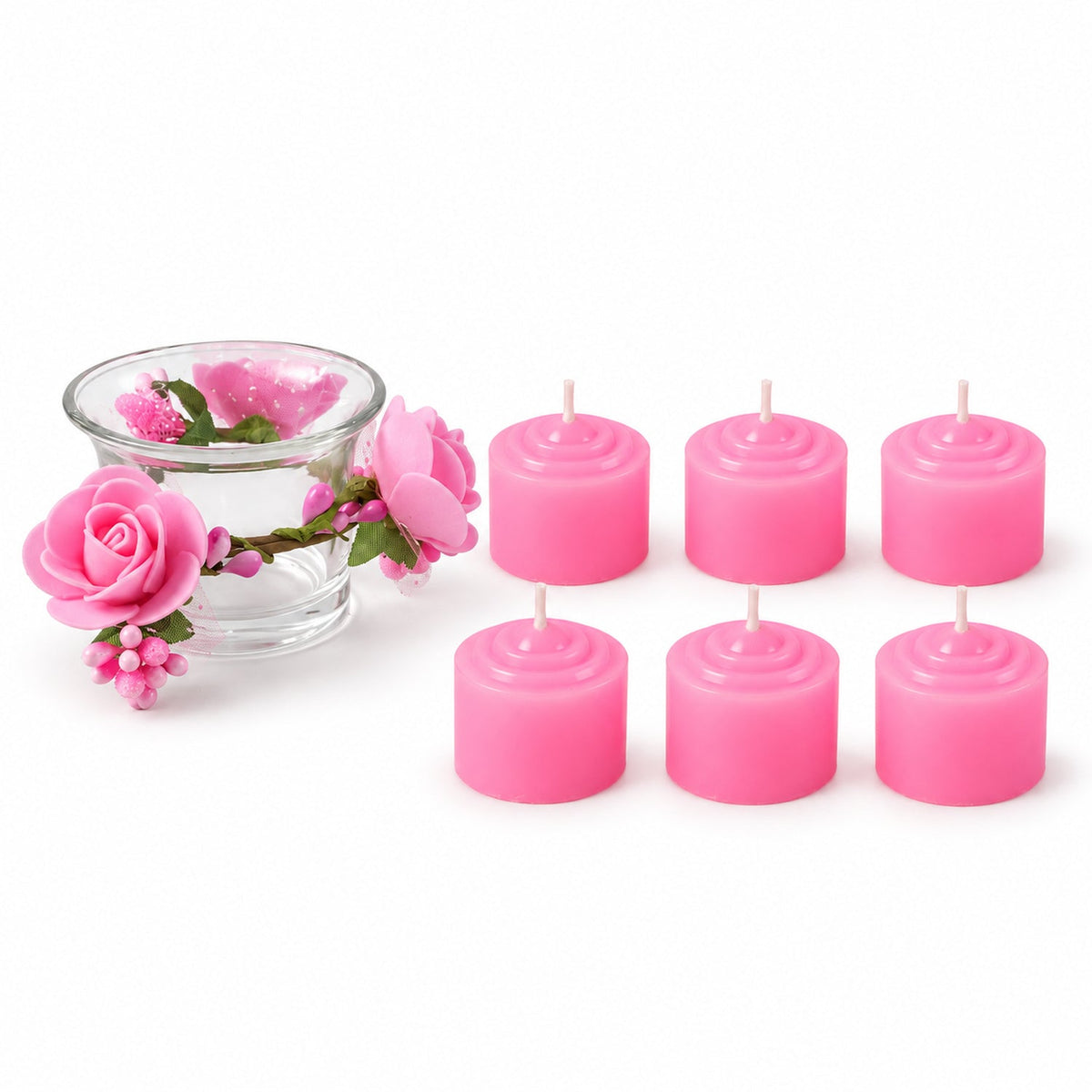 Rose Decor Candle Combo