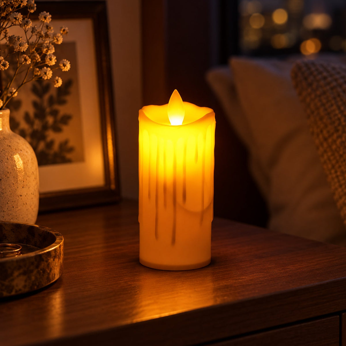 LED candle set view