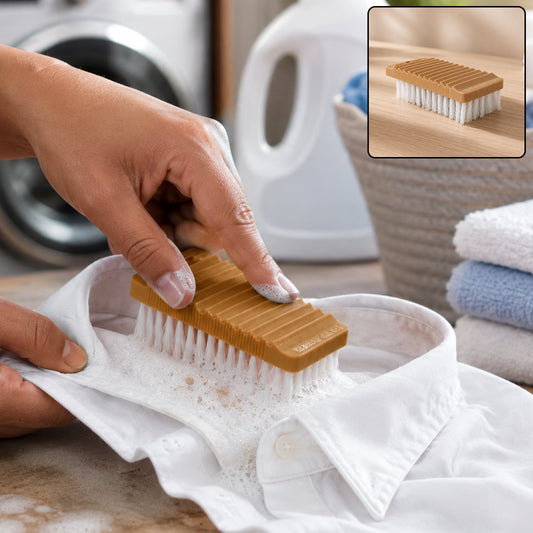 Plastic multipurpose cleaning brush with strong bristles