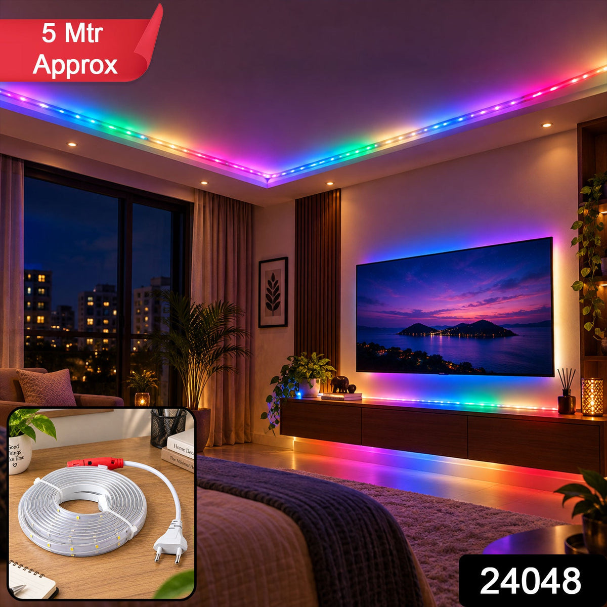 LED rope light pack