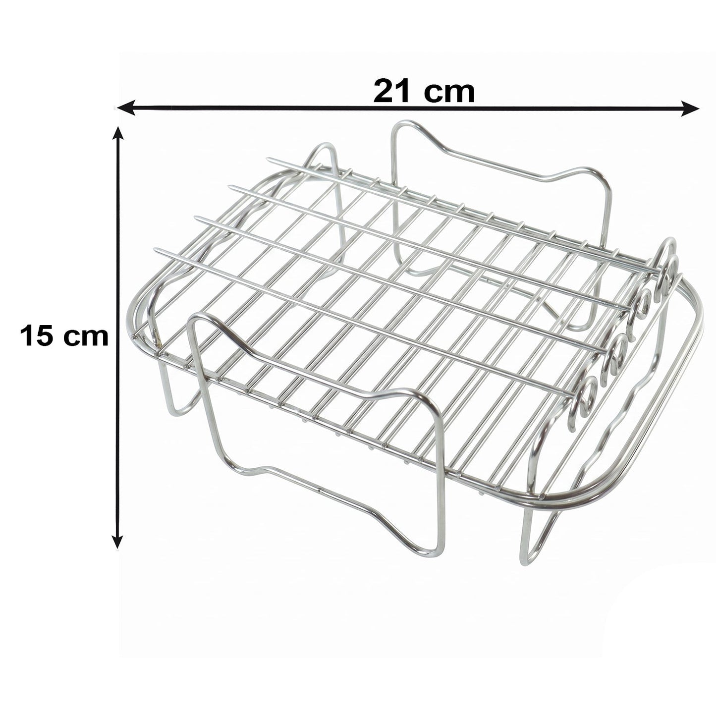 Air fryer rack size reference