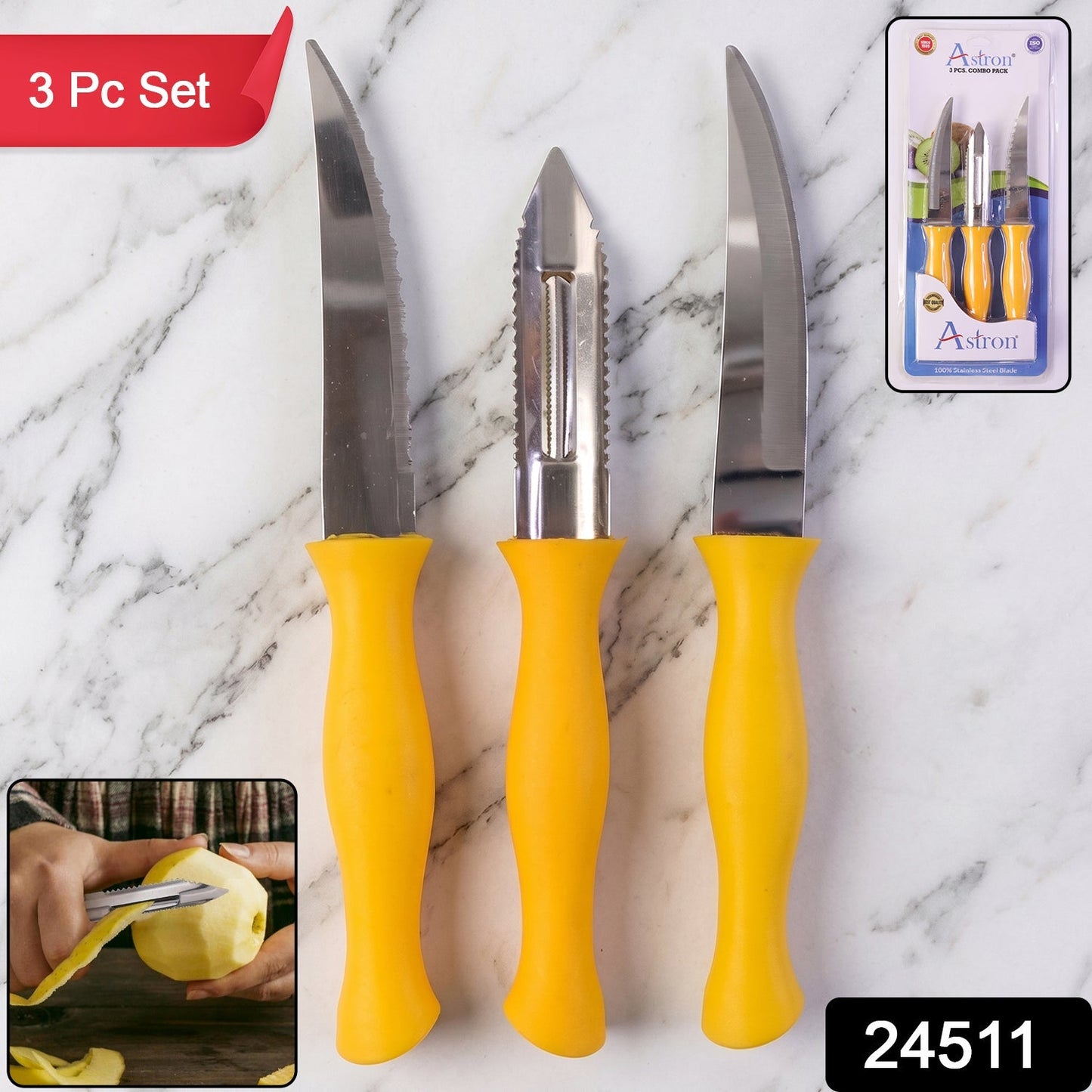 Ultra knife peeler set pack