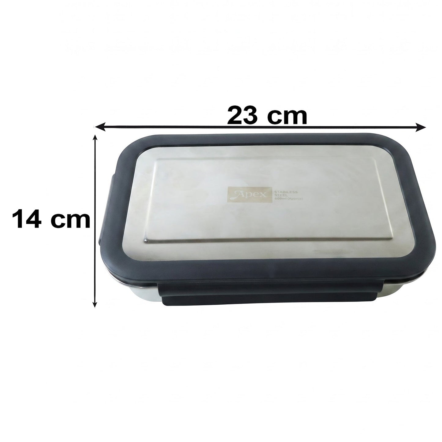 Lunch box 800 ml and 200 ml capacity details