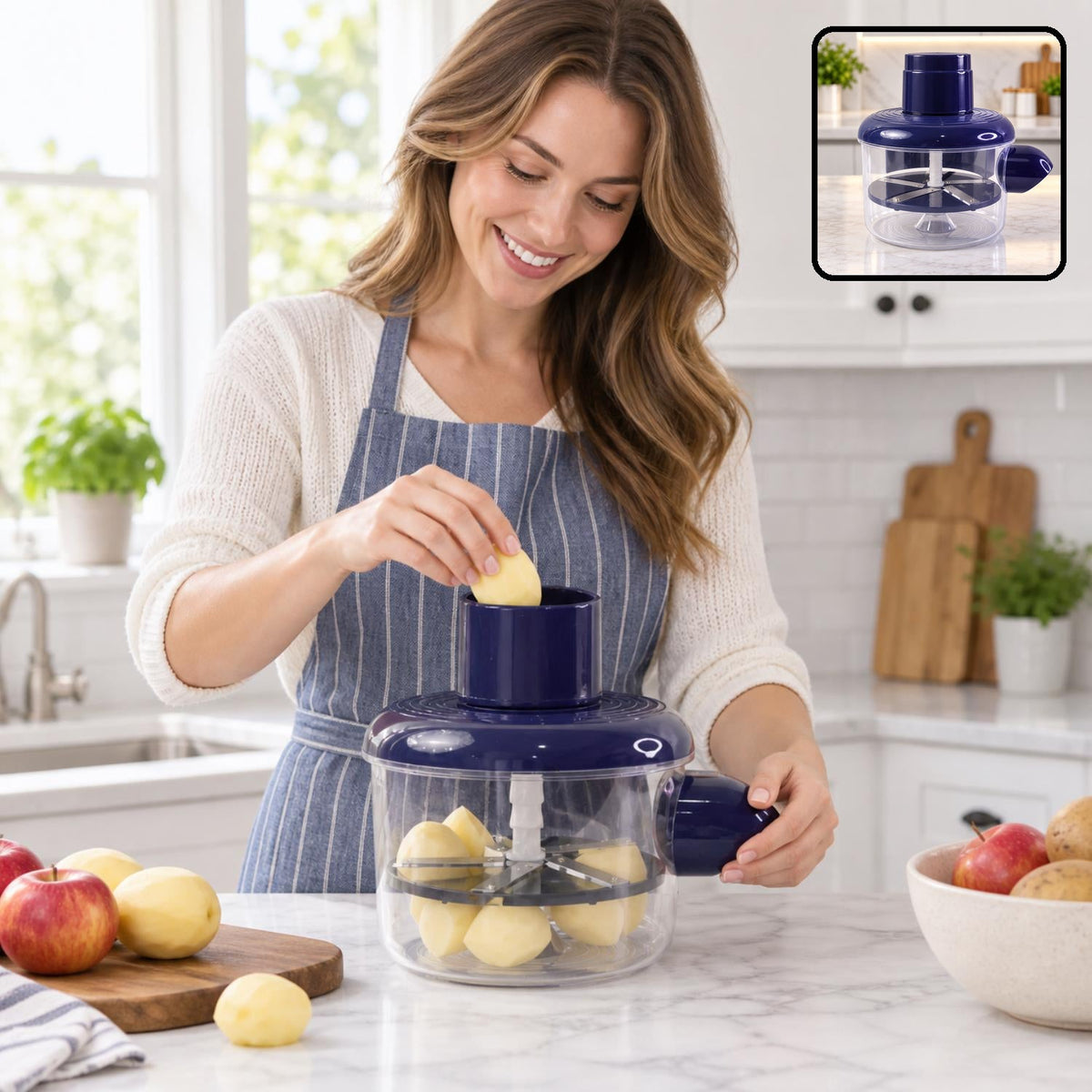 Automatic peeler lifestyle view