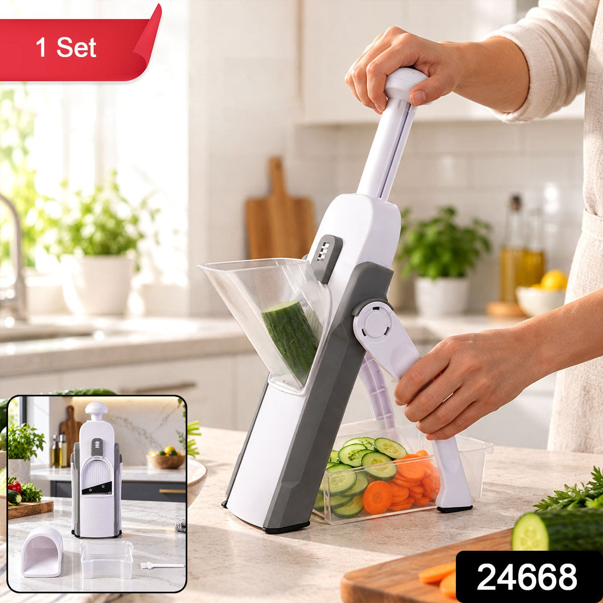 Vegetable slicer chopper pack