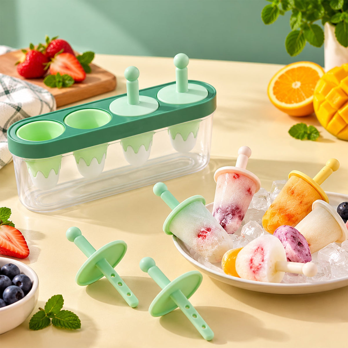 Four Cavity Popsicle Maker