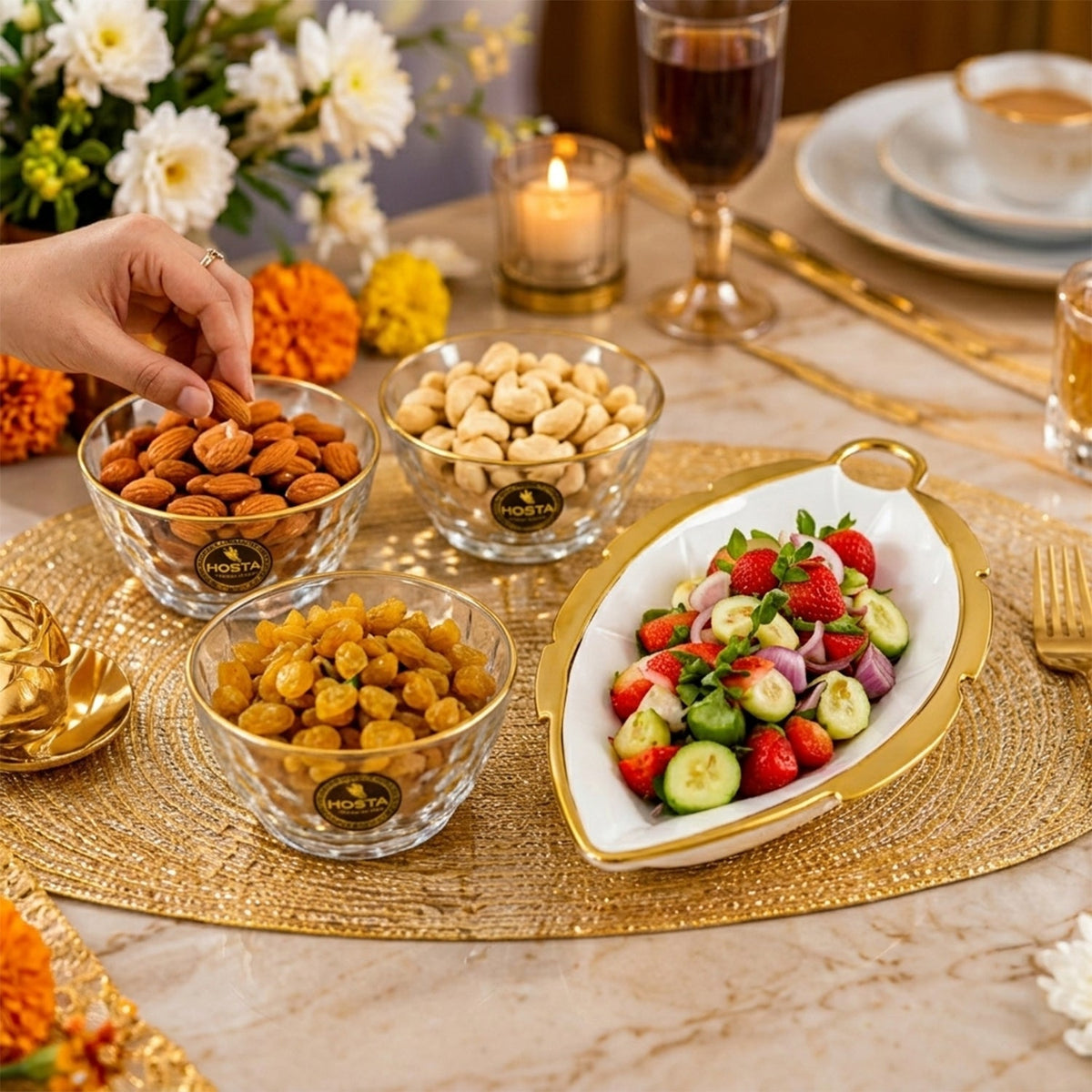 Leaf Shape Serving Platter