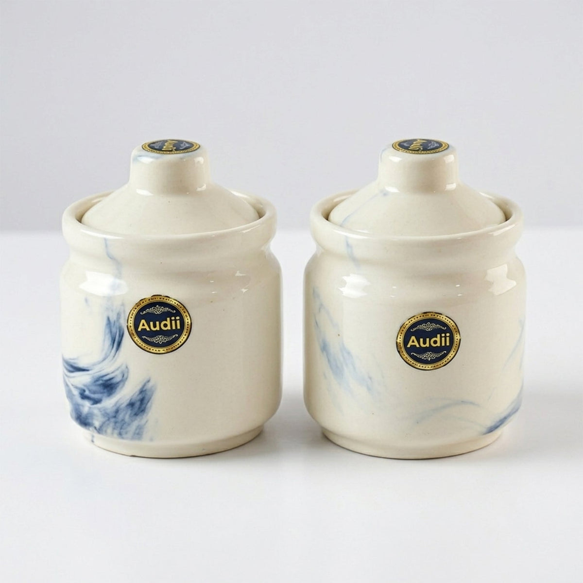 White Ceramic Canisters