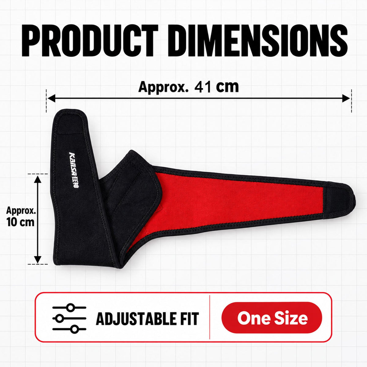 Ankle brace size guide
