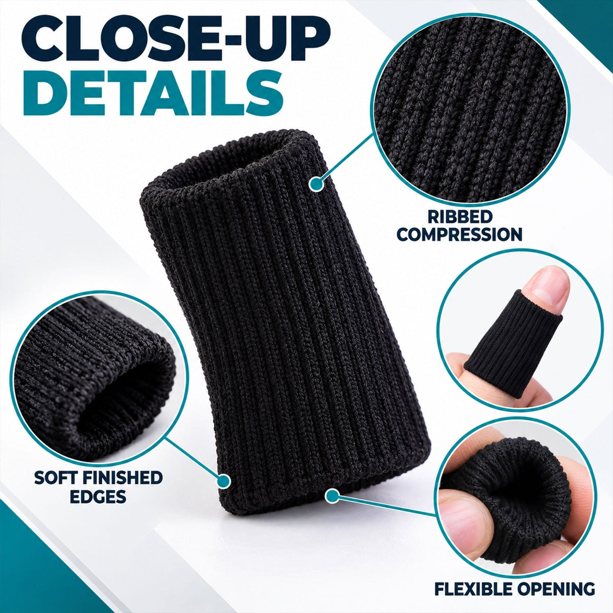 Sports comfort finger sleeves