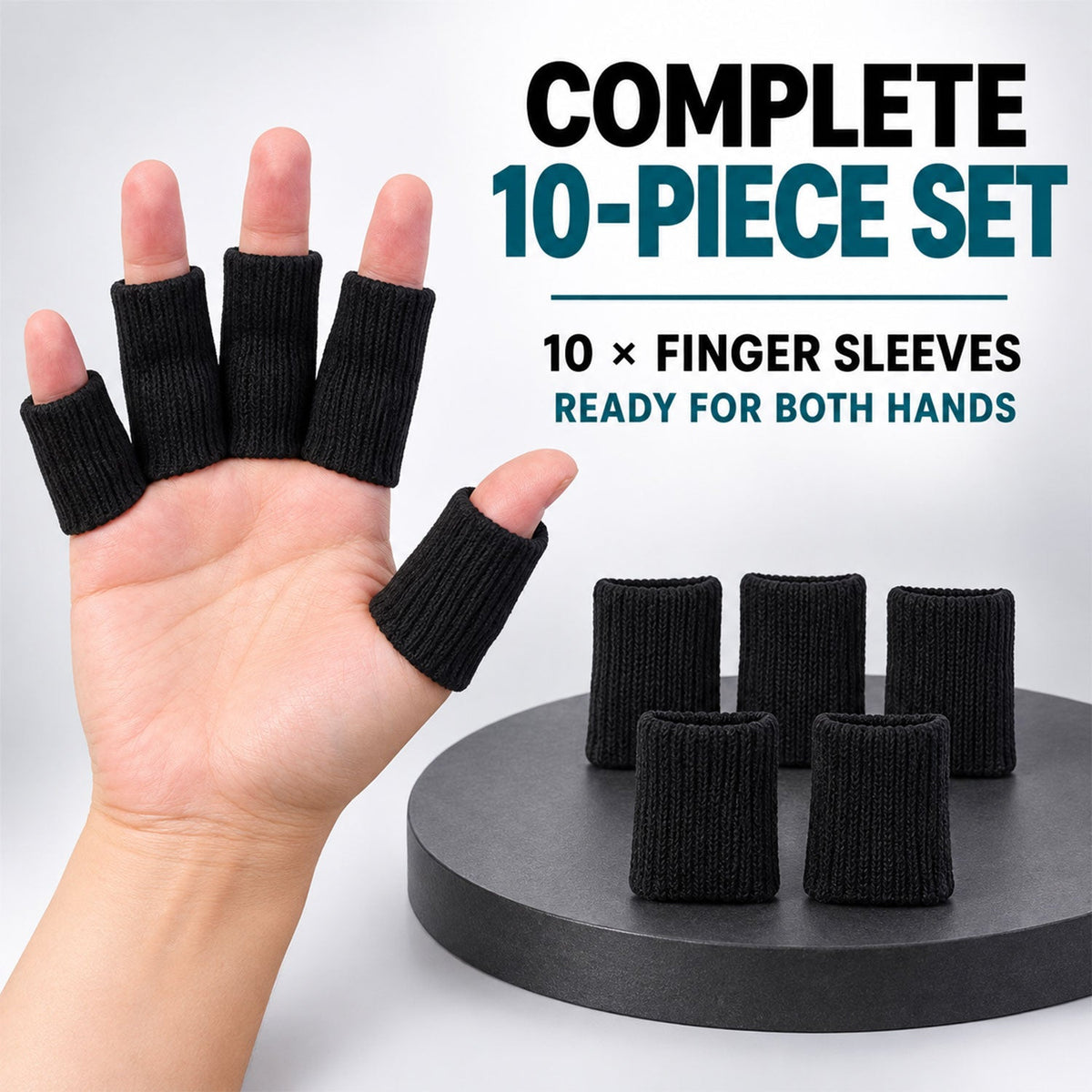 Finger sleeves feature view